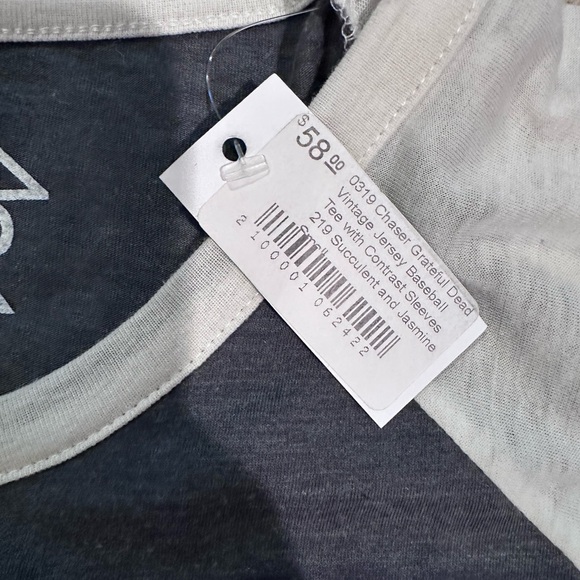 NWT Chaser Vintage Jersey Baseball Grateful Dead tshirt - Picture 4 of 4